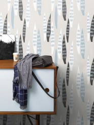 LAVMI wallpaper Tenura grey