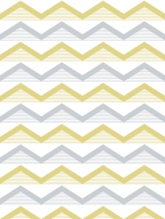LAVMI behang Hills grijs en geel zigzag lijn horizontaal
