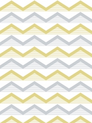 Papier peint LAVMI Hills lignes gris et jaune