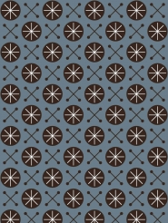 LAVMI wallaper Sky black geometric figure on a blue background