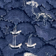 Papier peint de luxe Waves of Tsushima