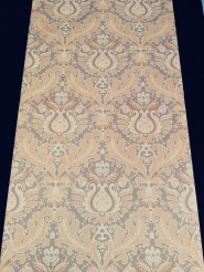Brown beige floral damask vintage wallpaper