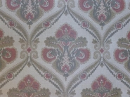 red brown grey damask wallpaper