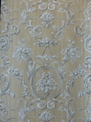 klassiek beige grijs medaillon