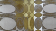 brown yellow geometric pattern vintage wallpaper