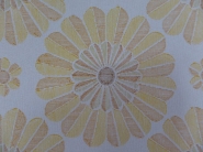 papier peint fleurs jaune orange