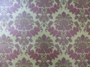 bronze bordeaux medallion wallpaper