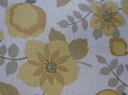 vintage floral wallpaper yellow brown