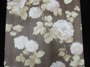 bruine bloemen vintage behangpapier