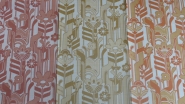 vintage brown floral wallpaper