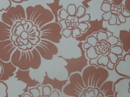 vintage red-brown floral wallpaper