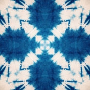 Shibori vlinder behang