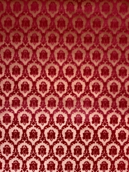 Papier peint velours petit medaillon bordeaux