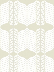 figure blanc sur un fond gris/beige