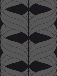 figure geometrique en argent sur un fond noir