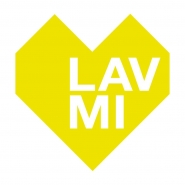 LAVMI wallpaper Together white-yellow