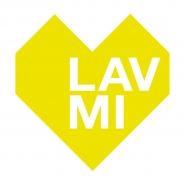 papier peint LAVMI Together blanc-jaune