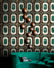 Luxebehang Waldorf Emerald
