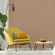 Canvas jute imitation wallpaper brown