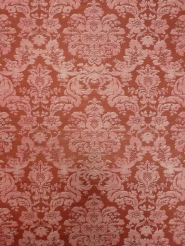 rood medaillon vintage behang