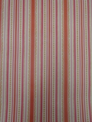 oranje roze geometrisch vintage behang