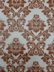 vintage damask wallpaper brown