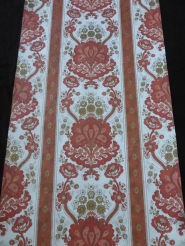 vintage damask wallpaper red