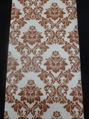 vintage damask wallpaper brown