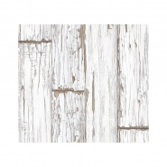 White scrapwood wallpaper