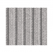 Papier peint imitation tricot gris