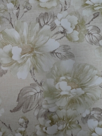 vintage floral wallpaper green brown gold