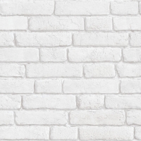 White bricks wallpaper